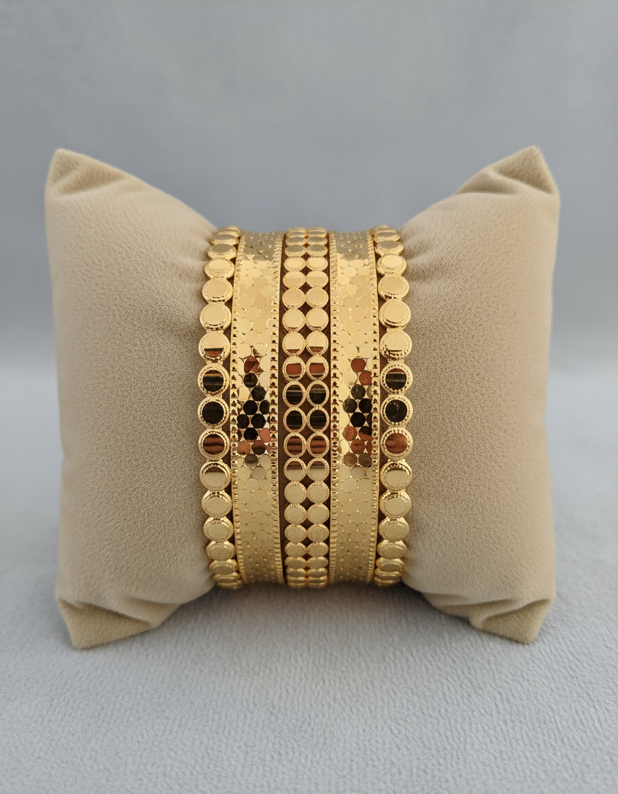 Aurelia Gold Plated Bracelet Set