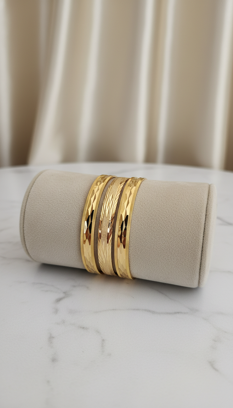 Aurea Gold Plated Luxury Bracelets