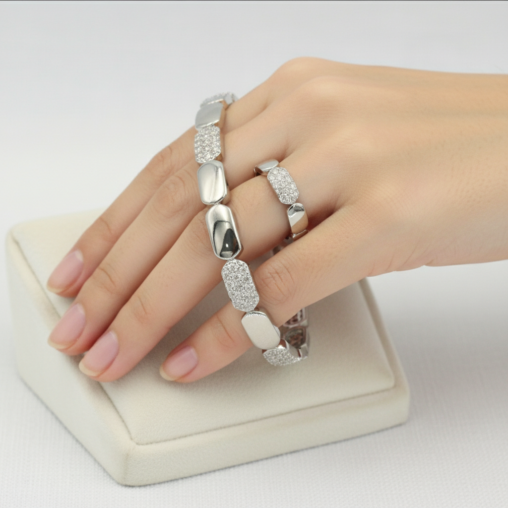 Lumière Sparkle Bracelet & Ring Set