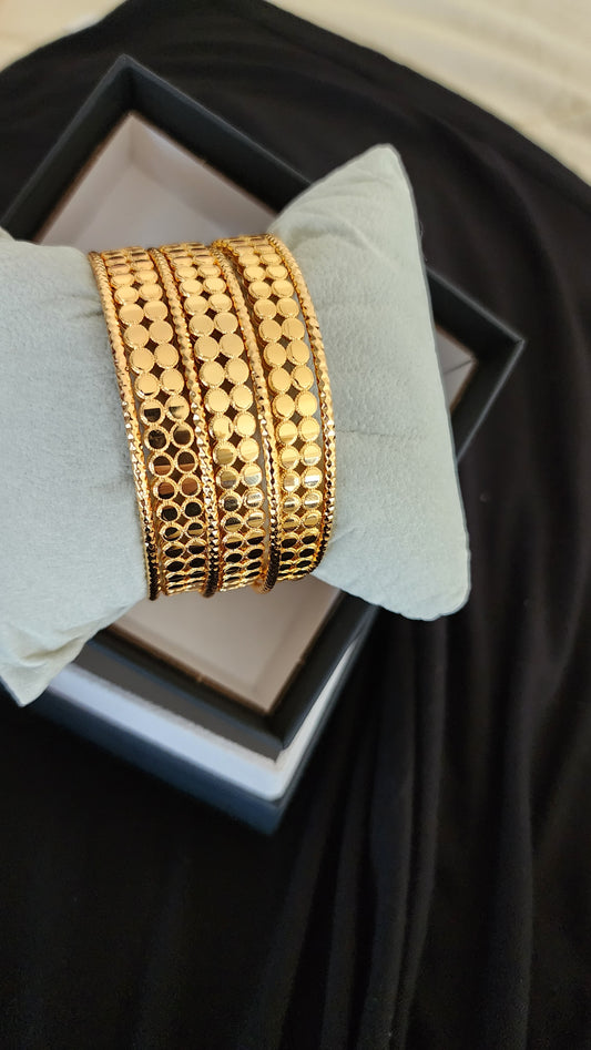 Celestia Gold Plated Bracelet Set