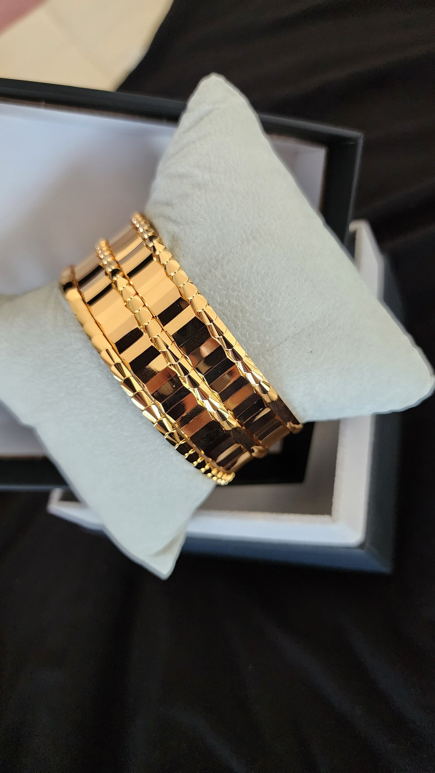 Naga gold-plated bracelet