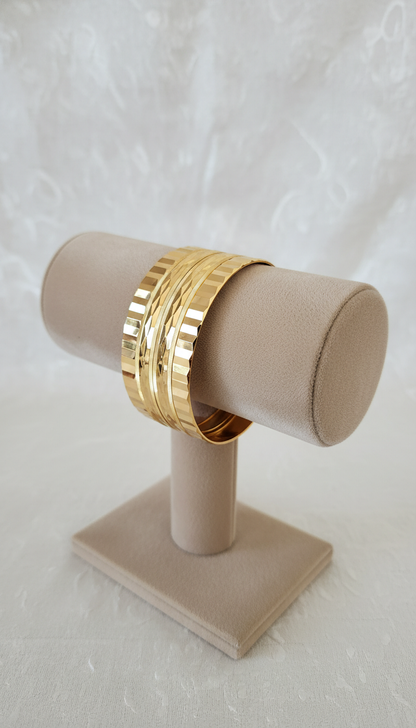 Imperial Gold Plated Bracelet Set