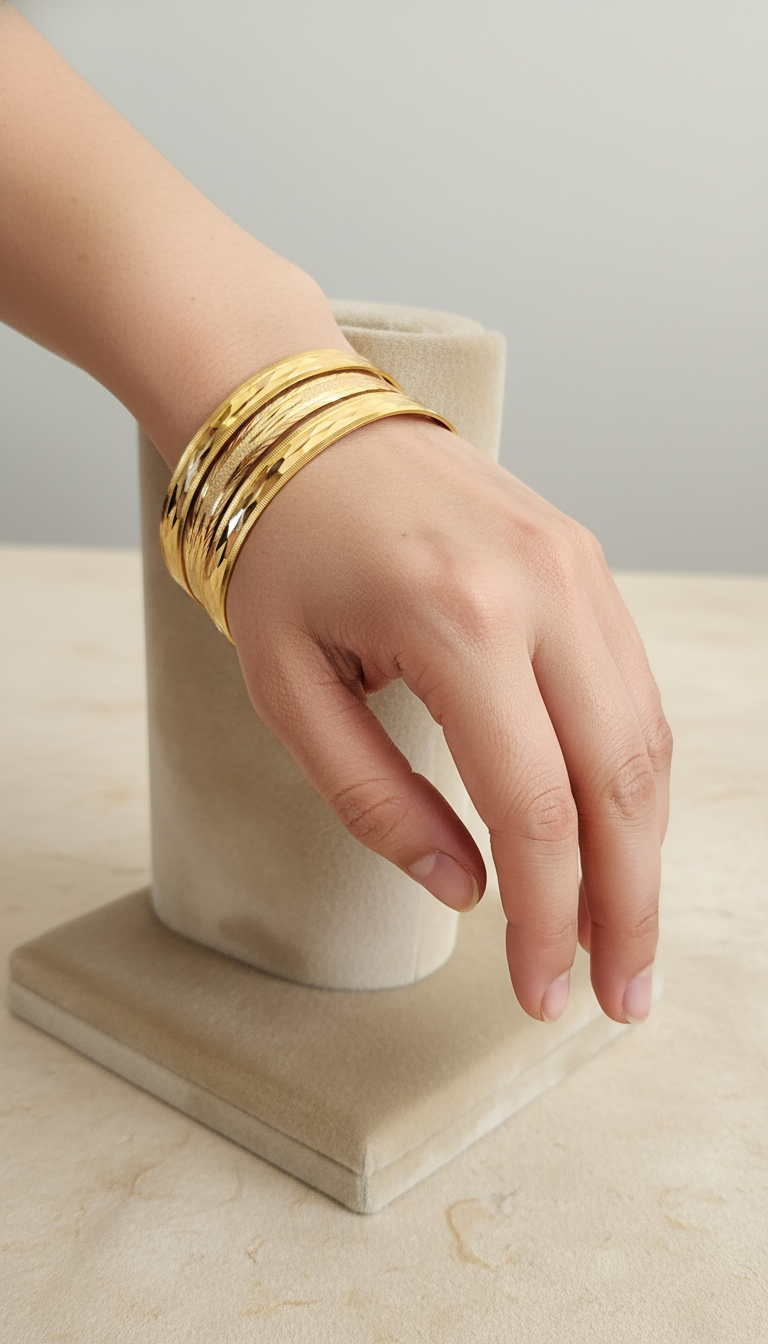 Aurea Gold Plated Luxury Bracelets
