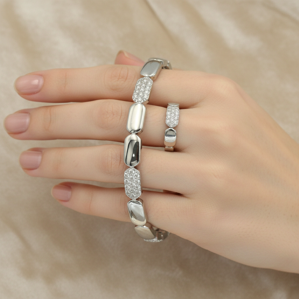 Lumière Sparkle Bracelet & Ring Set