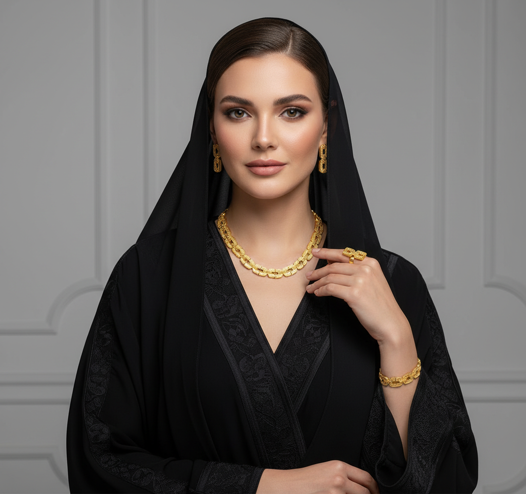 Hidra Gold Radiance Jewelry Set