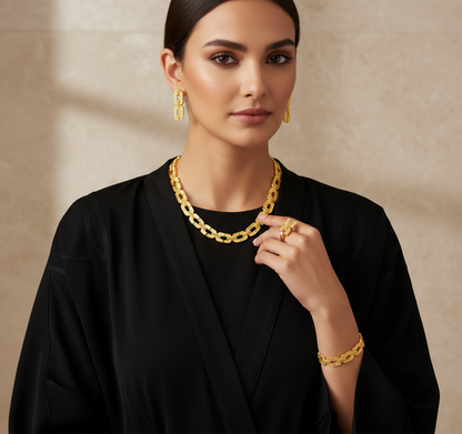 Hidra Gold Radiance Jewelry Set