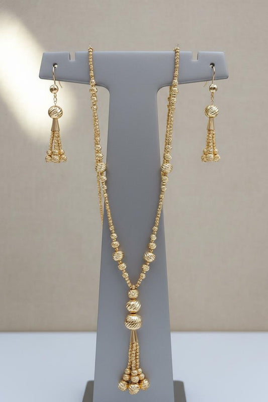 Lumière Gold-Tone Elegant Jewelry Set